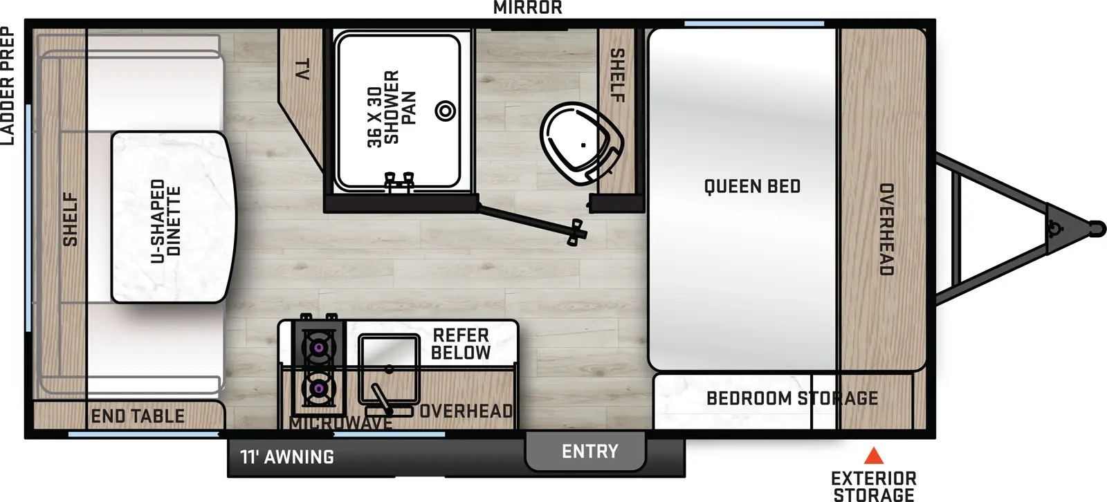 Catalina Summit Series 7 154RDX Floorplan